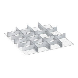 Lista Set Schlitzwände und Trennbleche 36x36E (BxTxFH) 612x612x100mm
