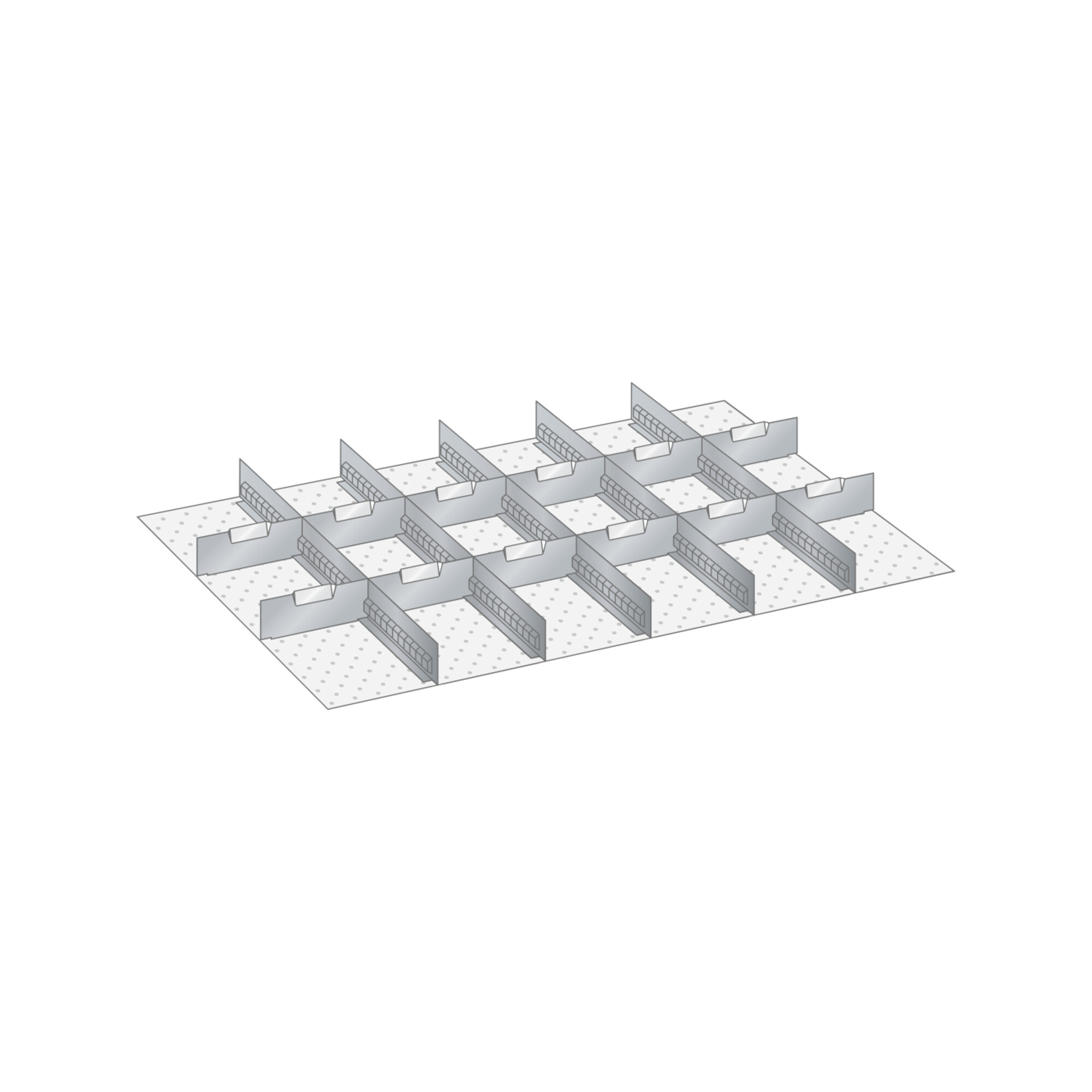 Lista Set Schlitzwände und Trennbleche 54x36E (BxTxFH) 918x612x50mm