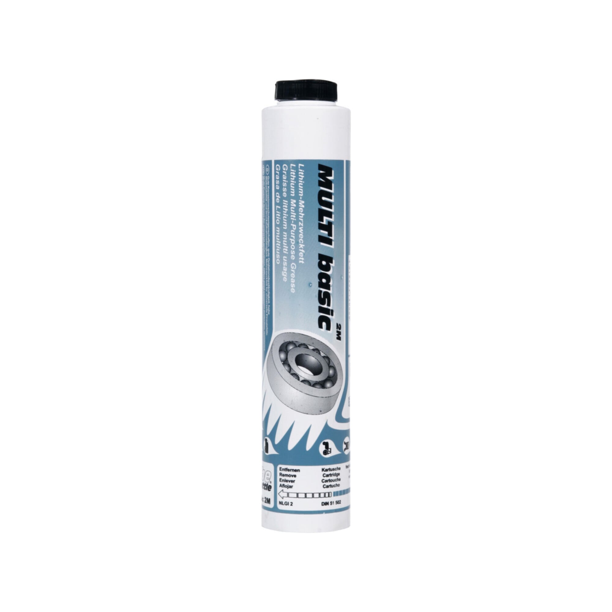 Lithiummehrzweckfett Lube-Shuttle MULTI basic 2M 500g hell Schraubkartusche MATO
