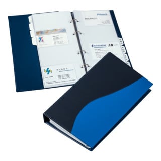Livre de cartes de visite Eichner, étroit avec répertoire