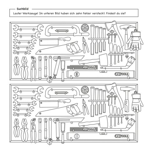 Livre de coloriage d’outils pour enfants KS Tools