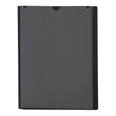 Livrets de présentation Eichner avec poche avant, noir, H