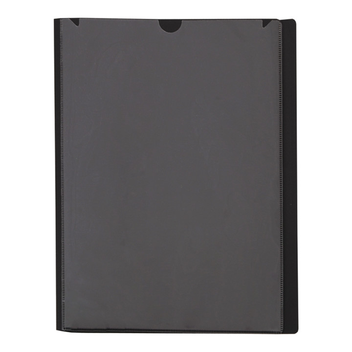 Livrets de présentation Eichner avec poche avant, noir, H