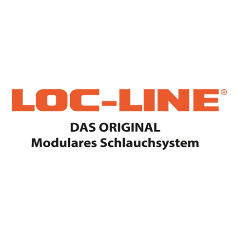 Loc-Line Gelenkschlauch Gr. 1/2 Zoll Gesamt-L. 280mm Btl. m. 2 St.