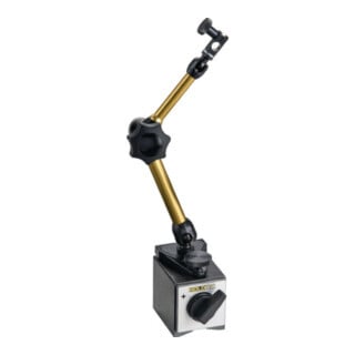 Loc-Line Support de mesure magnétique avec bras articulé FE sur base magnétique, rayon d’action 152 mm
