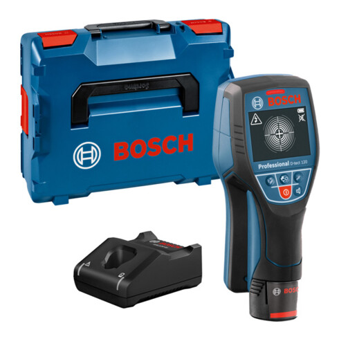 Localisateur Bosch Wallscanner D-tect 120 avec 1 x batterie 1,5 Ah Li-Ion L-BOXX