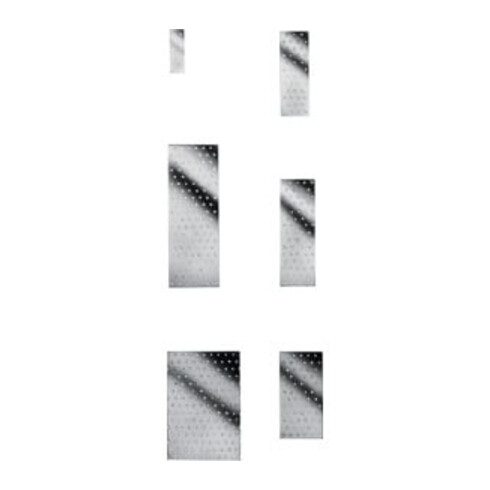Lochbleche DIN1052 Type NP20/80/300 L.80mm l.300mm e.2mm galvanisé à chaud
