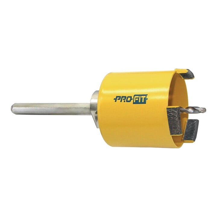 Lochsäge Concrete Light Dry D.114mm Schnitt-T.65mm HSS Schaftausf.6-kant