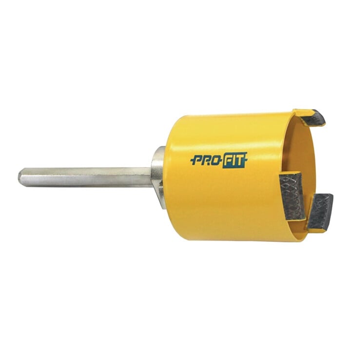Lochsäge Concrete Light Dry D.114mm Schnitt-T.65mm HSS Schaftausf.6-kant