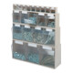 Lockweiler Klarsichtmagazin beige B600xT299xH353mm 2xGr.F PS-1