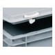 Lockweiler Kunststoffkoffer 10l PP m. 1 Griff L400xB300xH133mm grau stapelbar-4