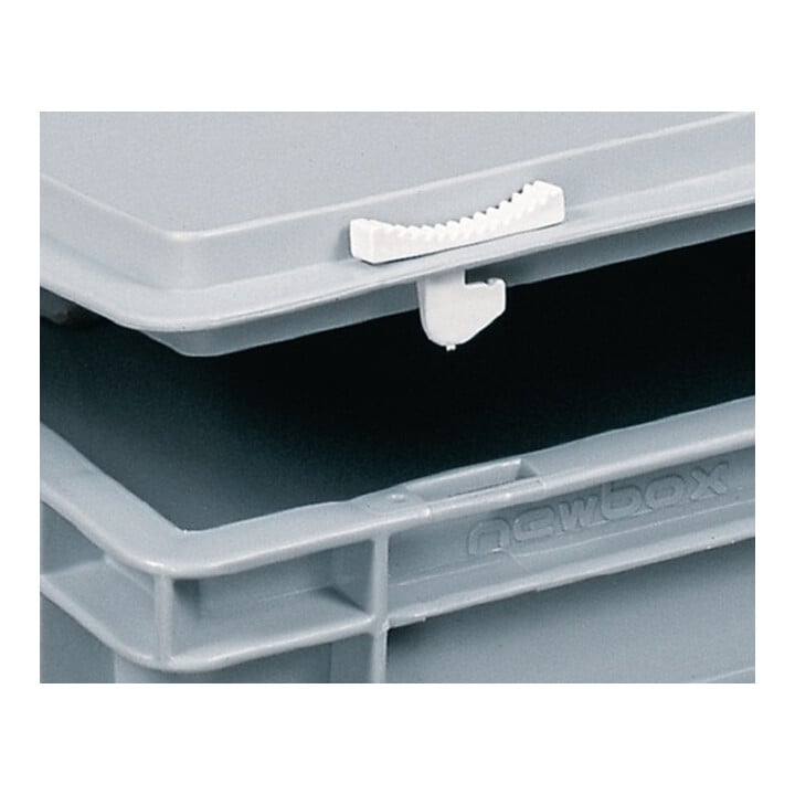 Lockweiler Kunststoffkoffer 10l PP m. 1 Griff L400xB300xH133mm grau stapelbar