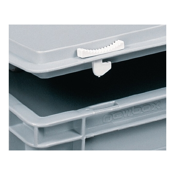 Lockweiler Kunststoffkoffer 14l PP m.1Griff L400xB300xH183mm grau stapelbar