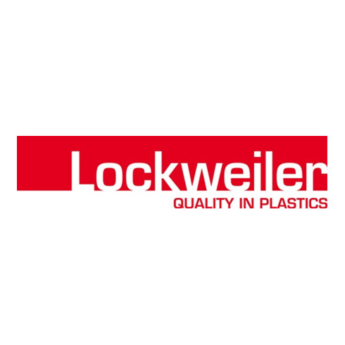 Lockweiler Transportstapelbehälter 24l PP grau Seitenwände durchbrochen Muschelgriff