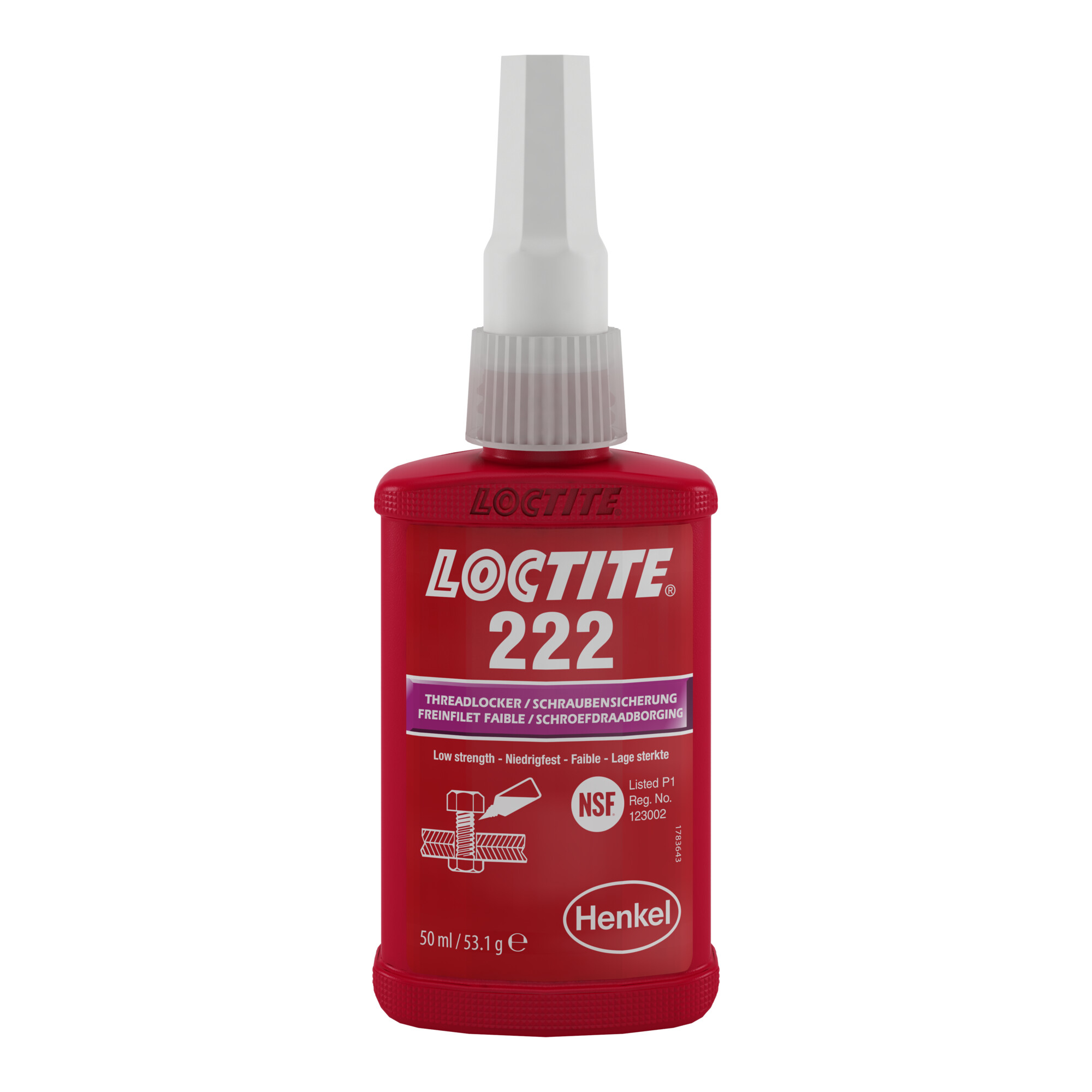 Loctite 222 Schraubensicherung niedrigfest 50 ml