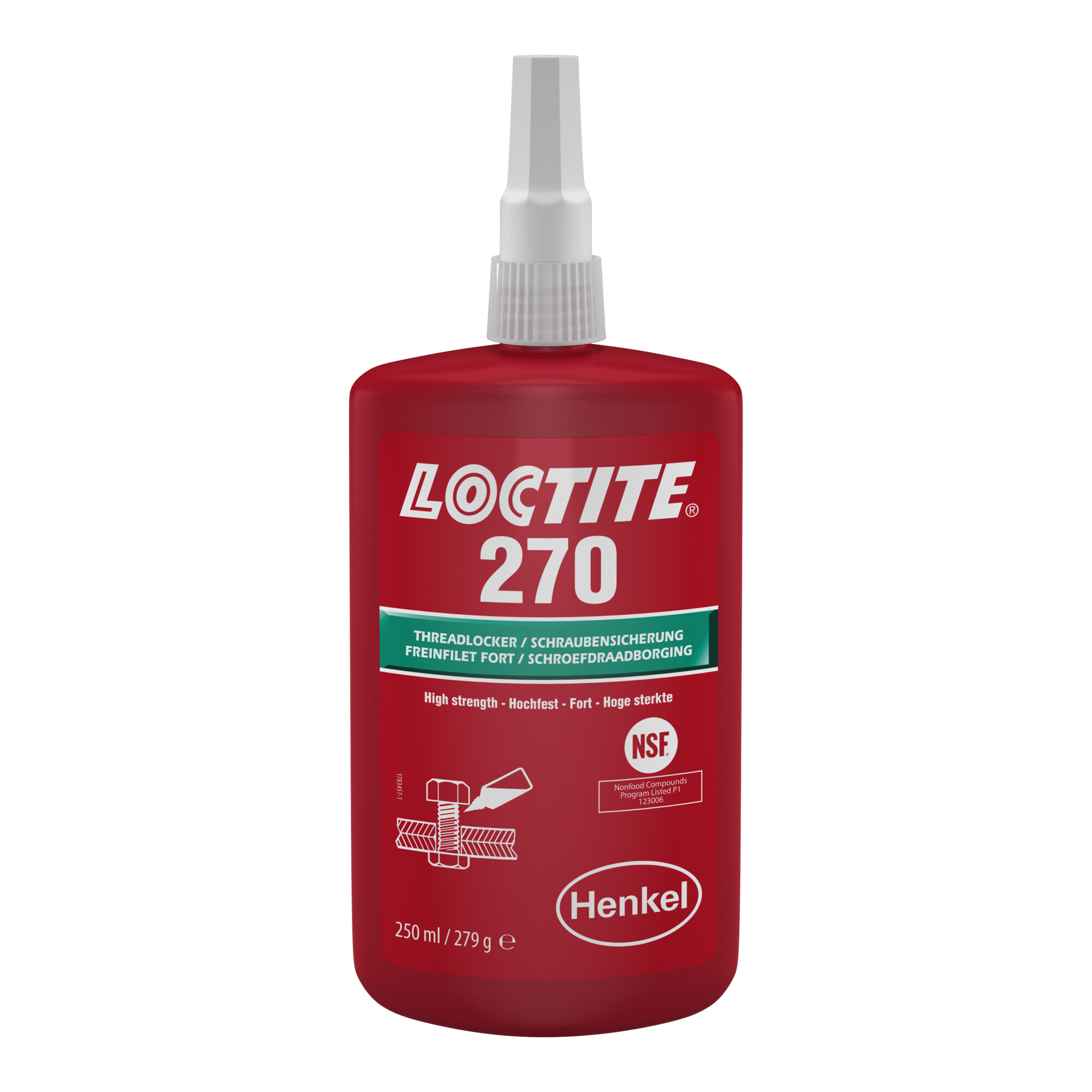 Loctite 270 Schraubensicherung hochfest universell 250ml