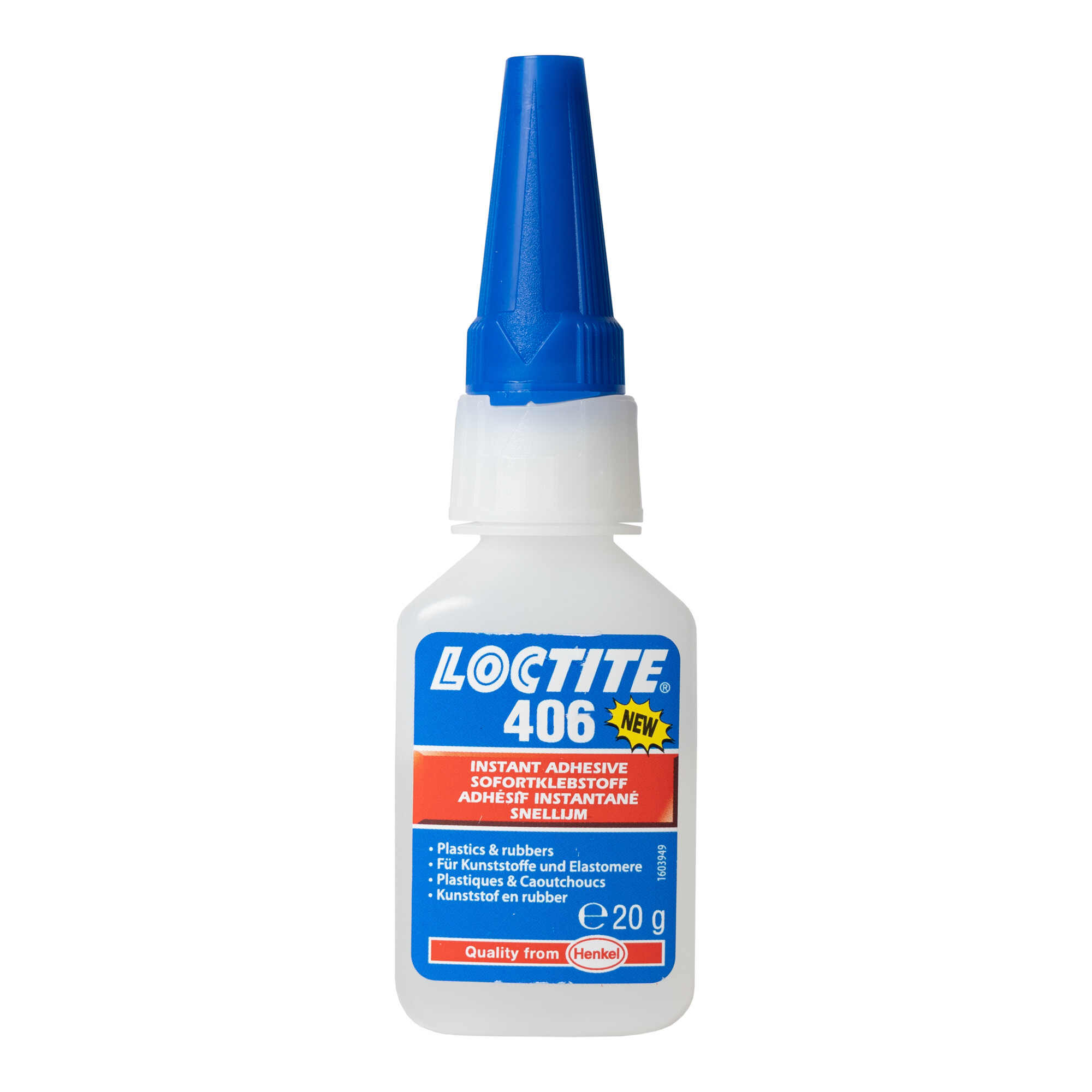 Loctite 406 Sofortklebstoff für Kunststoffe und Elastomere 20 g