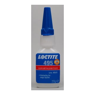 Loctite 495 Colle instantanée incolore 20 g flacon Henkel