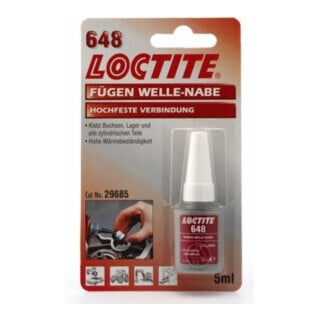 Loctite 648 Fügeklebstoff hf.grün 5g Flasche