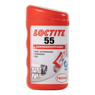 LOCTITE  Afdichtdraad voor schroefdraad, 160 m, Producent-ID: 55