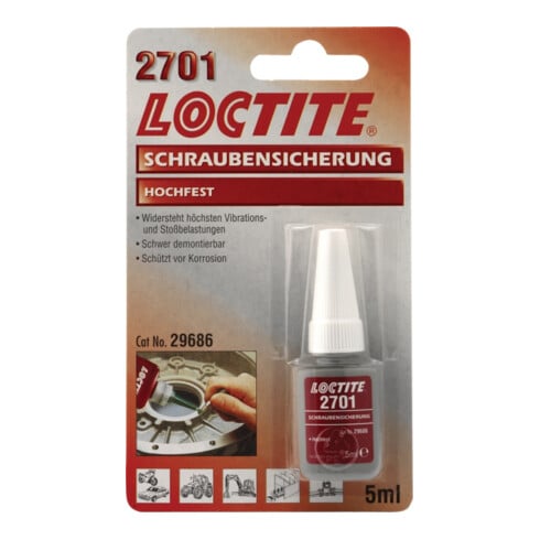 Loctite Loctite2701 Blocage de vis haute résistance 5ml