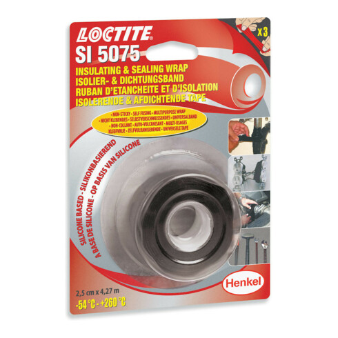 Loctite SI 5075 Ruban de réparation noir/rouge 4,27 m Bl