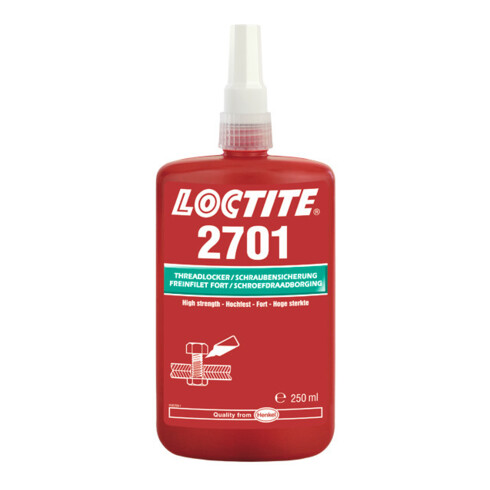 Loctite Typ 2701 Schraubensicherung hochfest besonders für verchromte Flächen 250ml