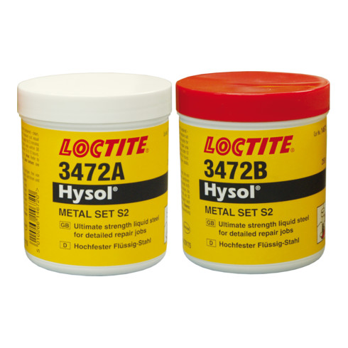 Loctite Typ 3472A/B 2K-Epoxidklebstoff Metal Set S2 fließfähig 500g