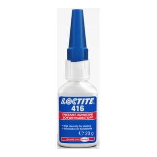 Loctite Typ 416 Sofortklebstoff universeller Einsatz mittlere Viskosität 20g