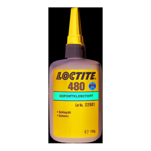 Loctite 480 Sofortklebstoff schlagzäh schwarz langsam