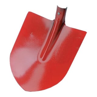 Löffert Stiele Frankfurter Schaufel rot Gr. 5 Import