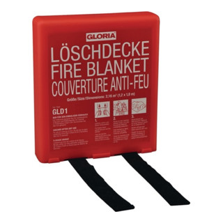 Löschdecke L.1800xB.1200mm in stabiler Hardbox