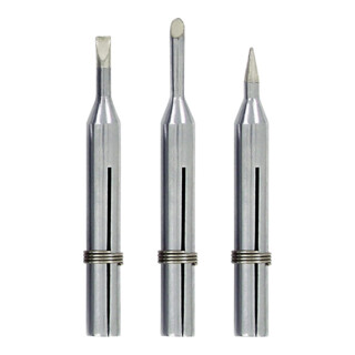 Lötspitzenset LONG-LIFE 15W angeschrägt/bleistiftspitz/meißelförmig B.4mm