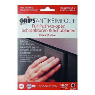 LOGIS GRIPS Antikeimfolie Push-to-open