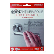 LOGIS GRIPS Film anti-germes pour poignées de porte