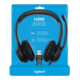 Logitech Casque stéréo H390 USB noir Retail