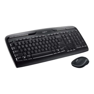 Logitech Ensemble clavier/souris sans fil, 1000 dpi MK330USB noir