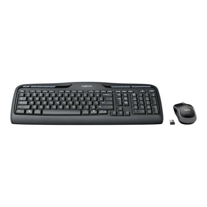 Logitech Ensemble clavier/souris sans fil, 1000 dpi MK330USB noir