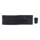 Logitech Ensemble clavier/souris USB, sans fil, 1000 dpi MK270 noir