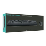 Logitech Ensemble clavier/souris USB sans fil, 1000 dpi MK850 noir-1