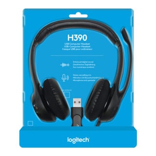 Logitech Headset Stereo H390 USB sw Retail