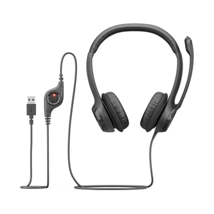 Logitech Headset Stereo H390 USB sw Retail