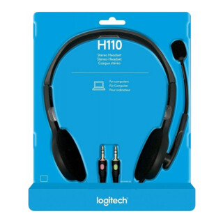 Logitech Headset Stereo sw, Retail H110