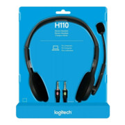 Logitech Headset Stereo sw, Retail H110-3