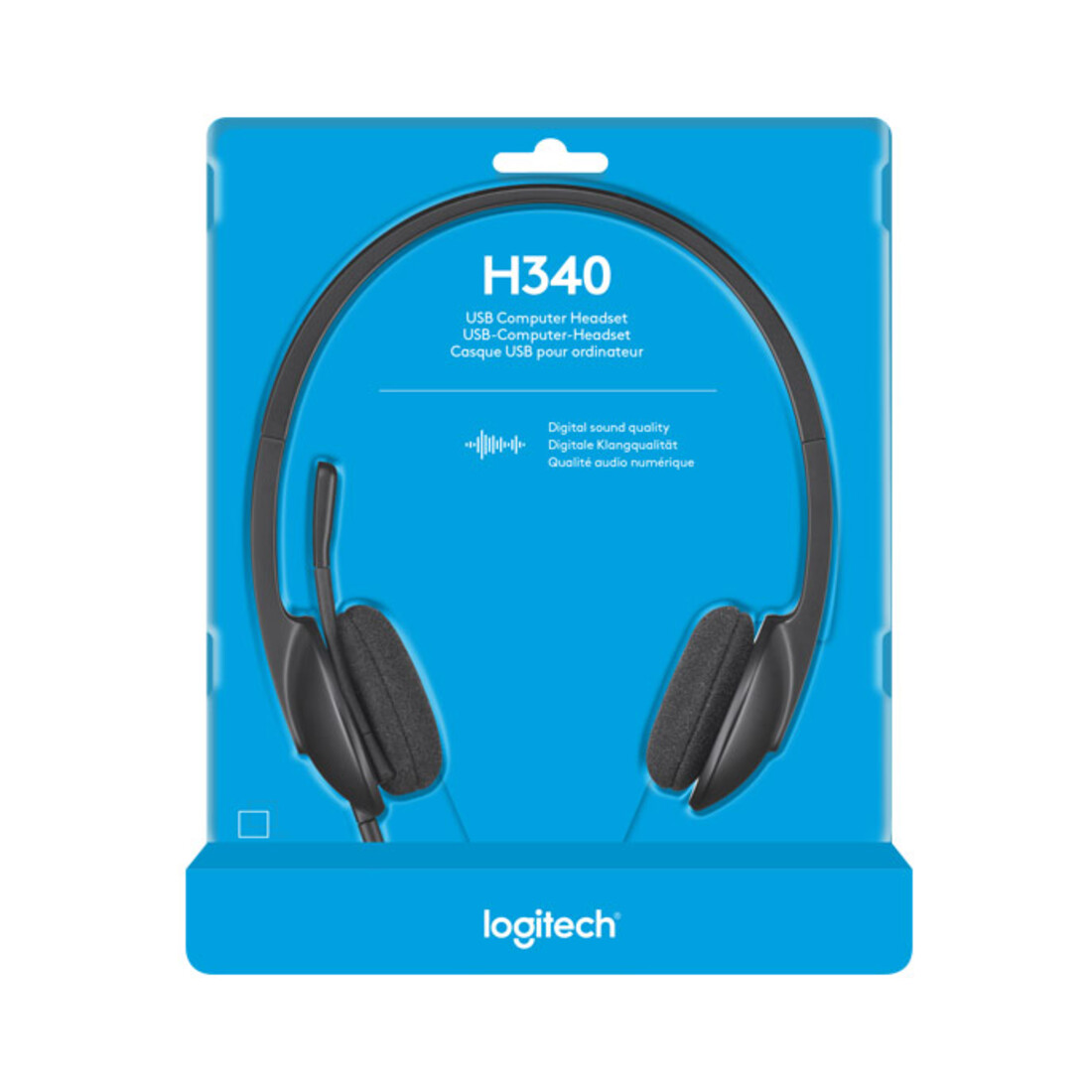 Logitech Headset Stereo sw, Retail H340 USB