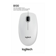 Logitech Maus Optisch,Business B100 USB ws