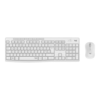 Logitech Set clavier/souris SilentTouch sans fil MK295 blanc
