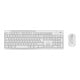Logitech Set clavier/souris SilentTouch sans fil MK295 blanc