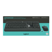 Logitech Set clavier/souris USB sans fil, 1000 dpi MK540 noir-1