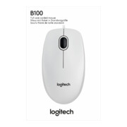 Logitech Souris optique Business B100 USB blanche-1
